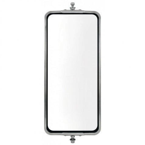 Stainless Steel West Coast Mirror - 7" x 16" - Non Heated