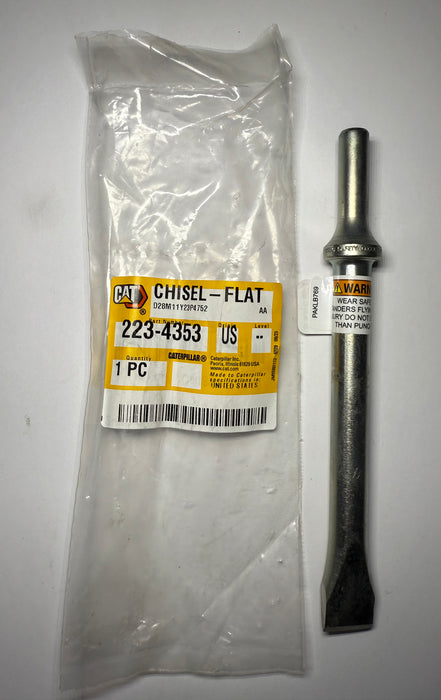 CAT Air Hammer Accessory Flat Chisel 223-4353
