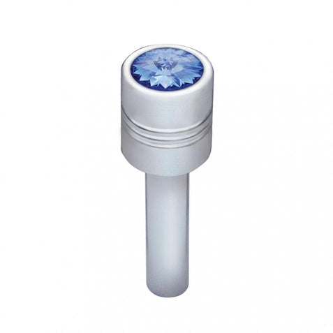 Chrome Door Lock - 9/16" Blue Diamond