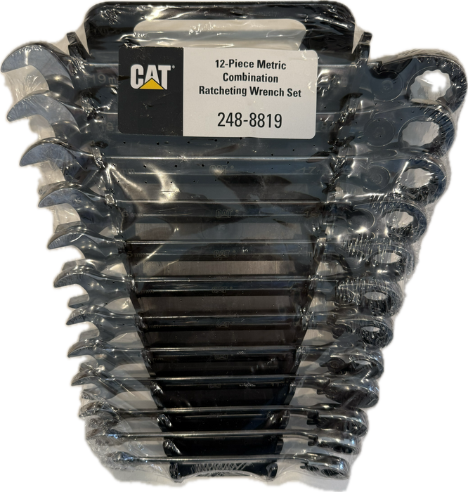 CAT 12 Piece Metric Combination Ratchet Wrench Set 248-8819