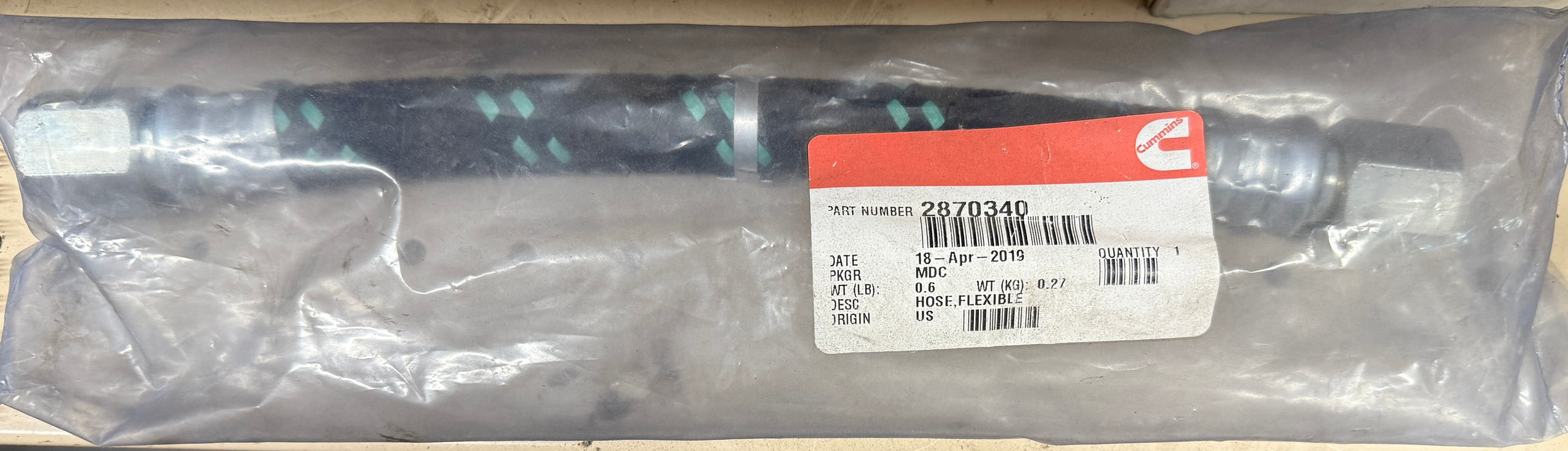 Cummins Hose Assembly 2870340