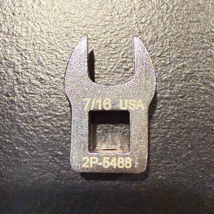 CAT Individual 7/16" Imperial Open-End Crowfoot Wrench 2P-5488
