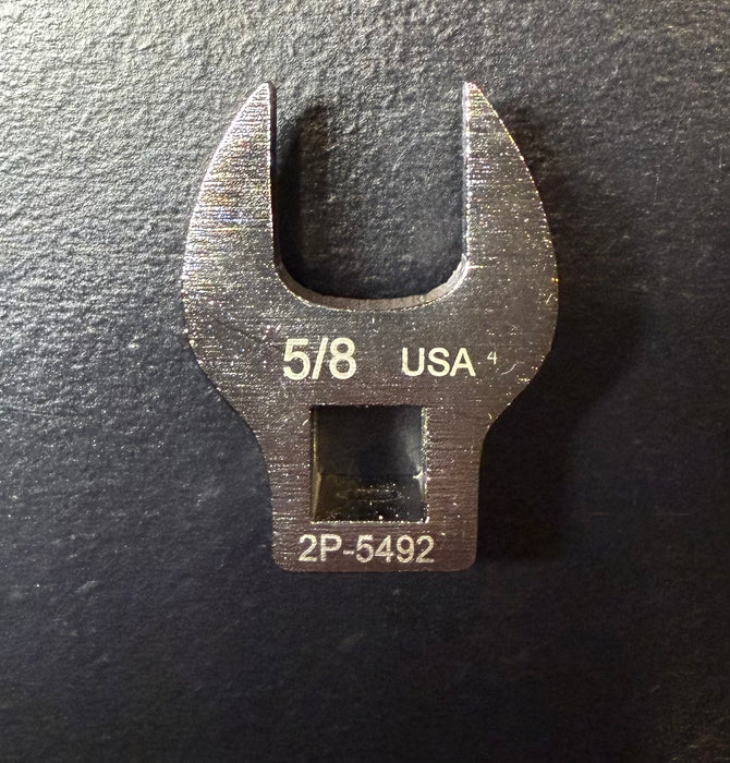 CAT Individual ⅝" Imperial Open-End Crowfoot Wrench 2P-5492