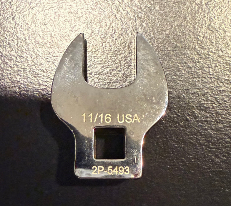 CAT Individual 11/16" Imperial Open-End Crowfoot Wrench 2P-5493