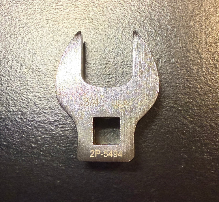 CAT Individual ¾" Imperial Open-End Crowfoot Wrench 2P-5494