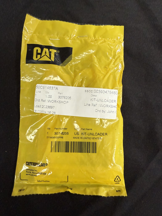 CAT Air Compressor Unloader Kit 307-6205