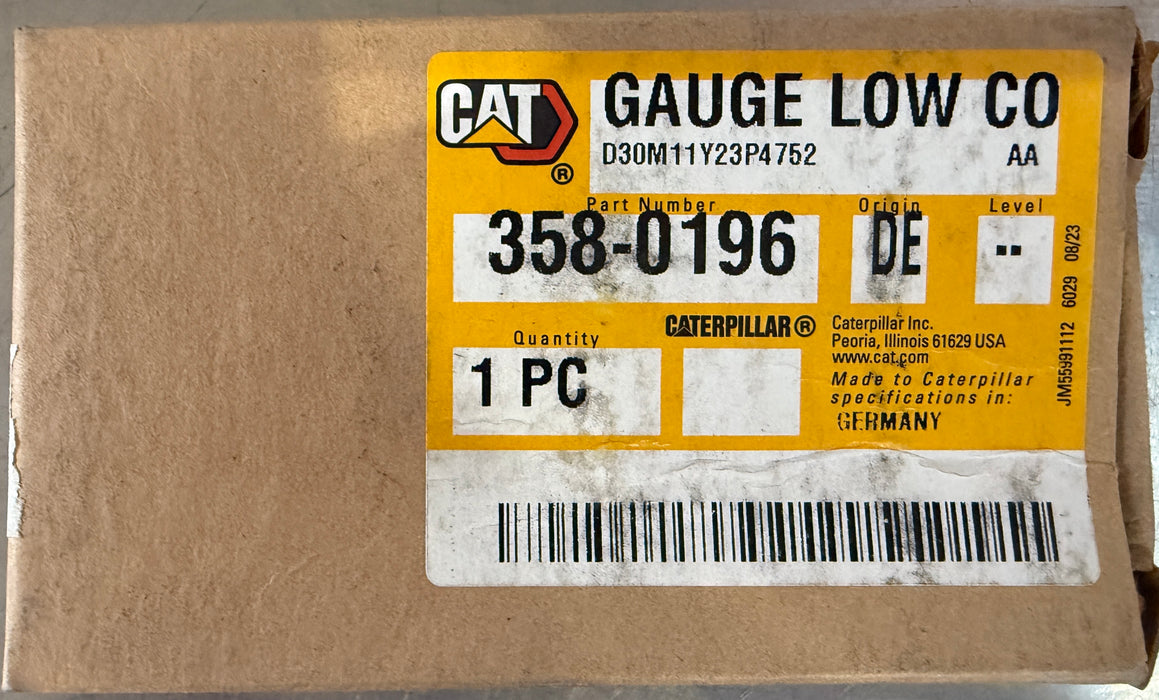 CAT Gauge Coolant Level Sender Low 358-0196