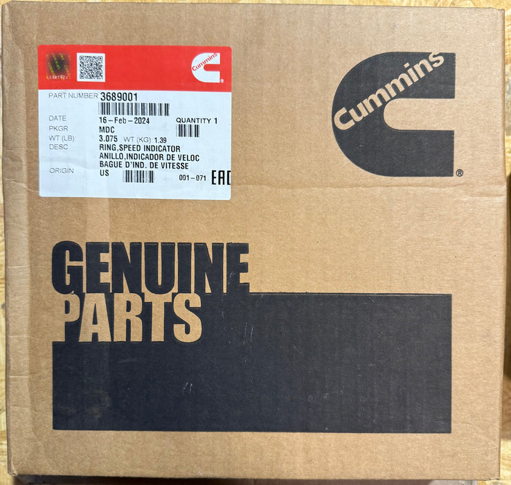 Cummins Ring Speed Indicator 3689001