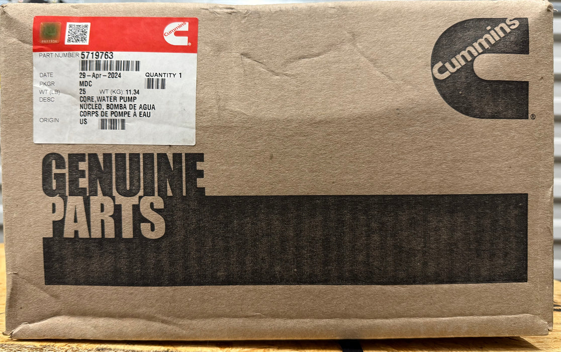 Cummins Water Pump Core 5719763