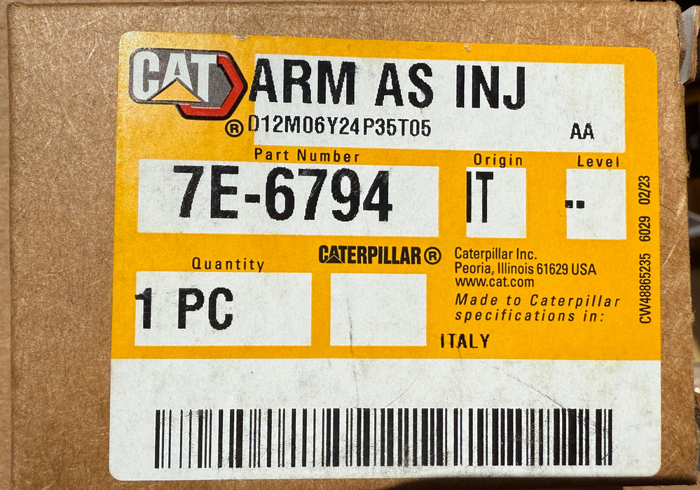 CAT Injector Lifter Arm 7E-6794