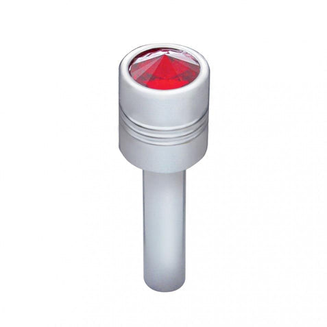 Chrome Door Lock - 9/16" Red Diamond
