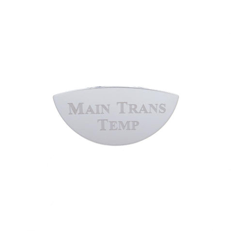 Kenworth Gauge Plate - Main Trans Temp