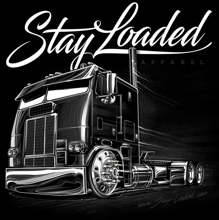 Stay Loaded Moving Freight CabOver T-Shirt