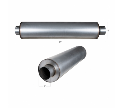 Exhaust Muffler - 5" x 51