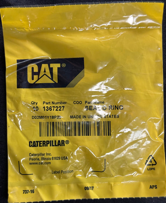 CAT Seal O-Ring 136-7227