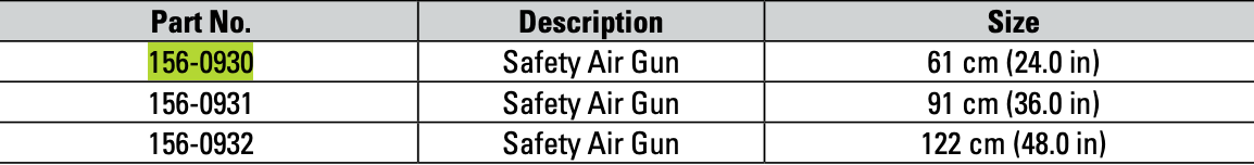 CAT High Power Extension Air Gun 156-0930