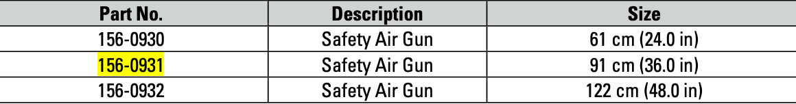 CAT High Power Extension Air Gun 156-0931