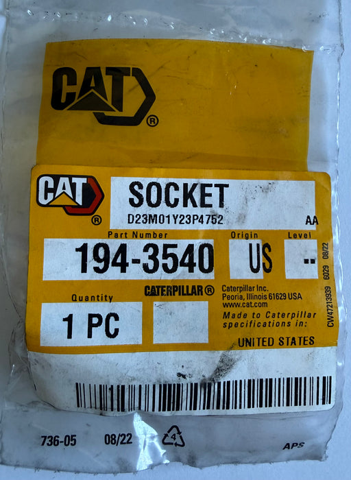 CAT Individual Square Drive TORX Socket E8 x 1/4" 194-3540