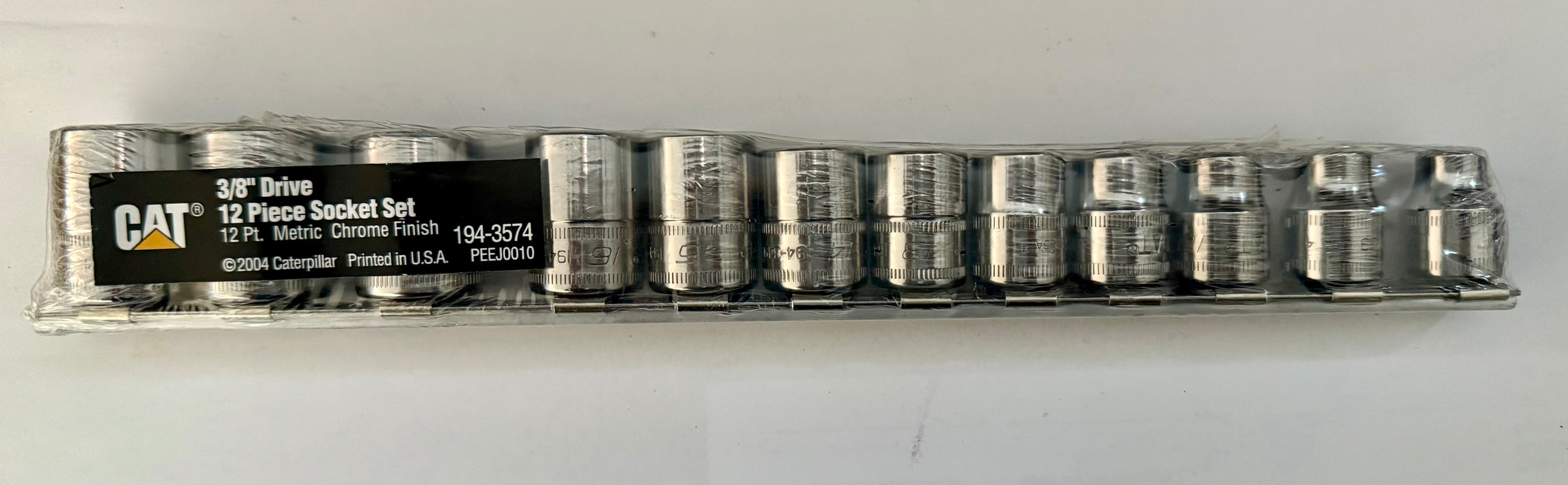CAT 12 Piece Metric Socket Set ⅜" Drive 12 Point 194-3574