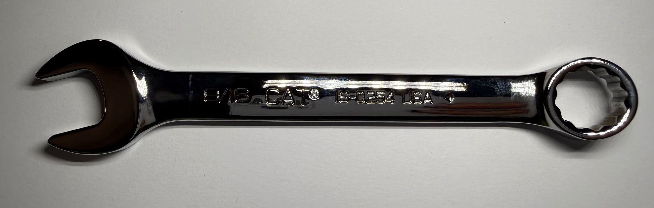 CAT Individual Imperial Short Length 9/16 inch Combination Wrench 1S-0254