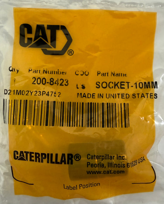 CAT Individual Metric Socket 1/4" Drive 10mm 6 Point 200-8423