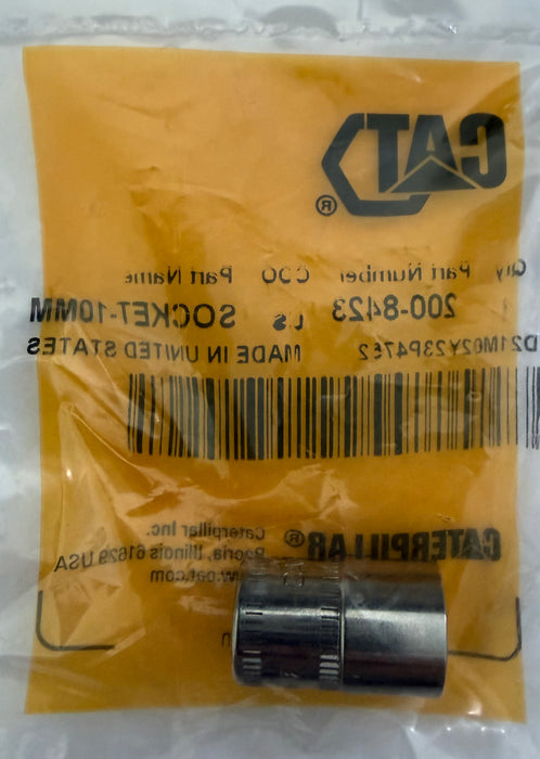 CAT Individual Metric Socket 1/4" Drive 10mm 6 Point 200-8423