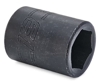 CAT Individual Metric Impact Socket 19.0mm 1/2" Drive 6 Point 213-6936