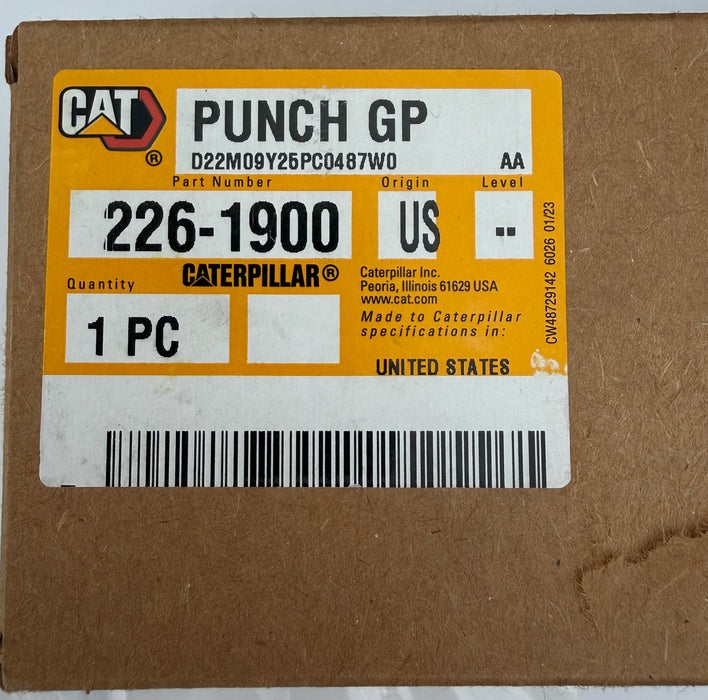 CAT 7 Piece Pin Punch Set 226-1900