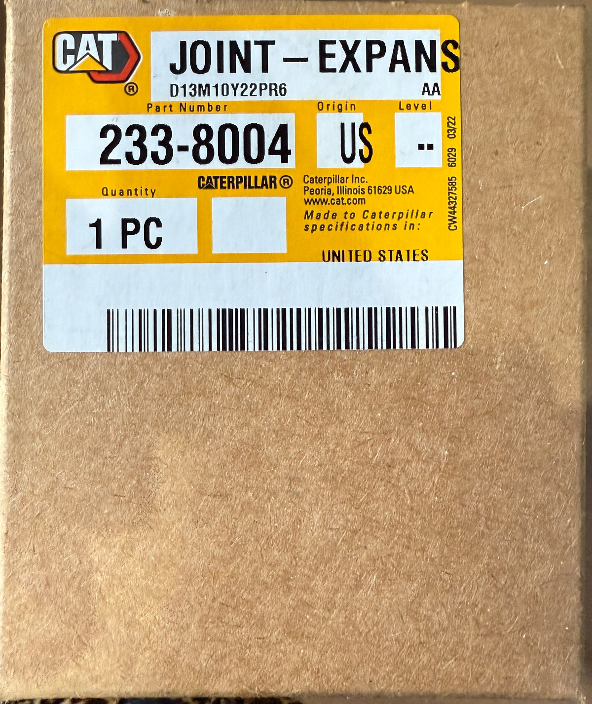 CAT Joint Expansioner 233-8004 — Western Diesel & Performance
