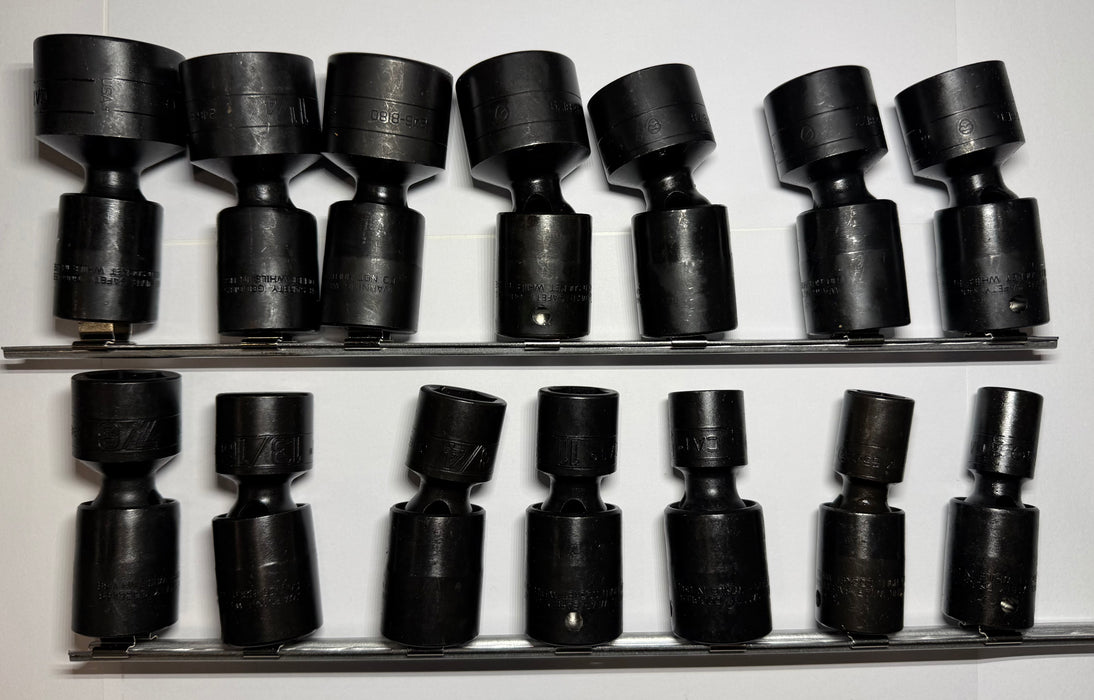 CAT 14 Piece Imperial Universal Impact Socket Set ½" Drive 6 Point 246-8184