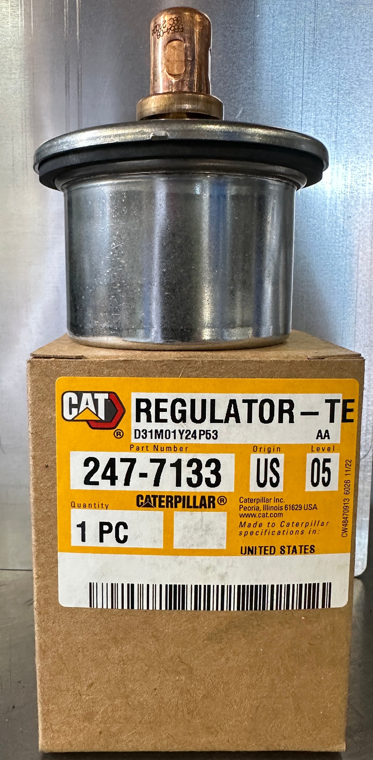 CAT Water Temperature Regulator 247-7133 — Western Diesel & Performance