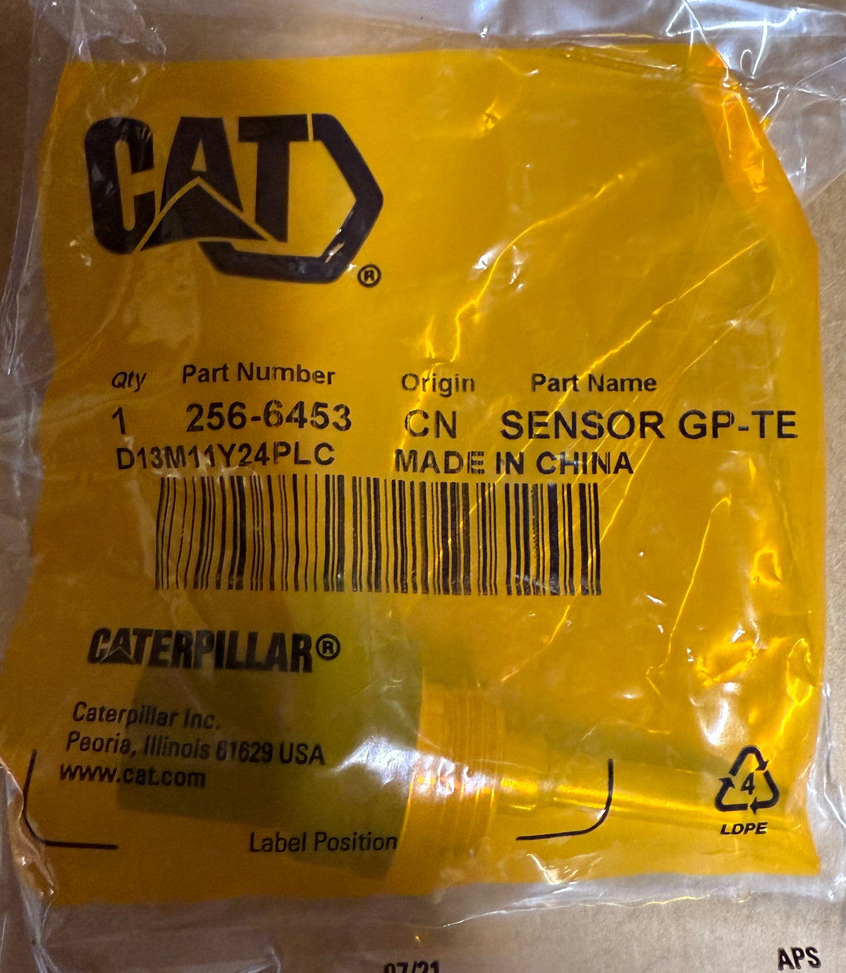 CAT Temperature Sensor 256-6453 — Western Diesel & Performance