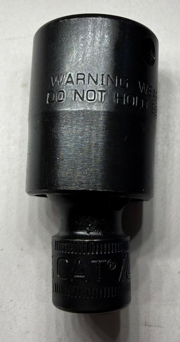 CAT Individual Metric Universal Swivel Impact Socket 10mm ⅜" Drive 6 Point 261-8573