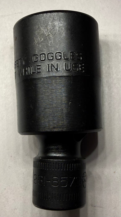 CAT Individual Metric Universal Swivel Impact Socket 10mm ⅜" Drive 6 Point 261-8573