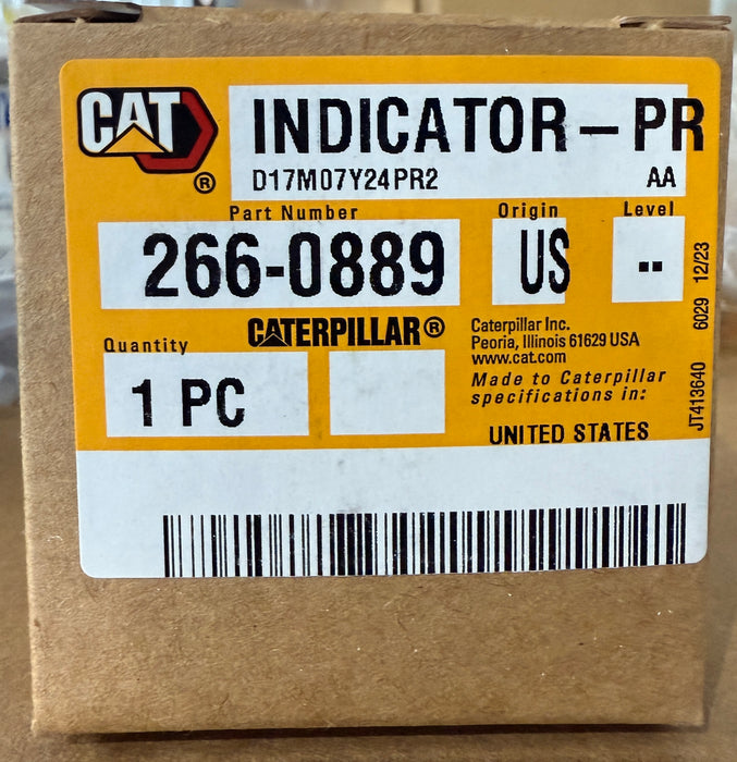 CAT Fuel Pressure Gauge 266-0889