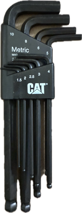 CAT Ball-End Hexagonal Wrench Key Set 293-3026