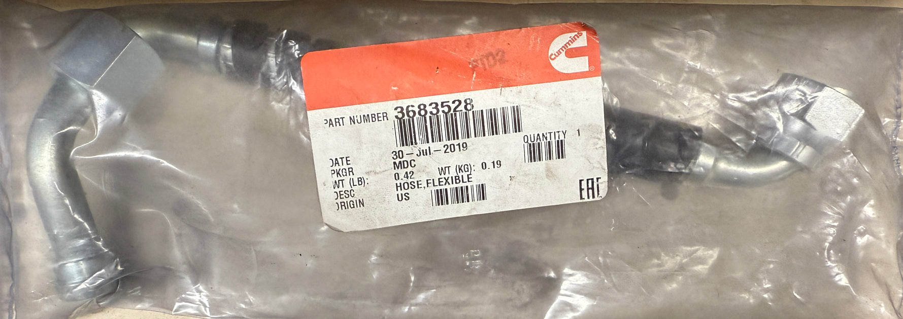 3683528 Cummins Hose Assembly 3683528 — Western Diesel & Performance