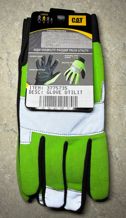 CAT Utility Gloves High-Visibility Large 377-5735