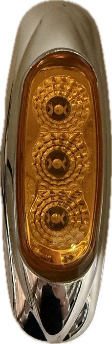 3 LED Reflector Clearance / Marker Light - Amber LED