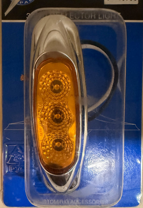 3 LED Reflector Clearance / Marker Light - Amber LED