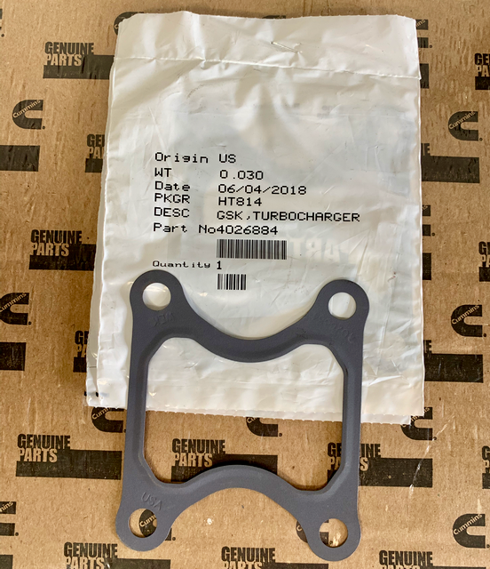 Cummins Gasket Turbocharger Mounting HX55 4026884