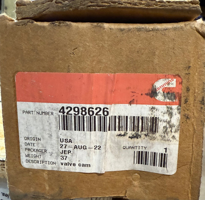 Cummins Valve Camshaft ISX 4298626
