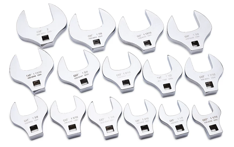 CAT 15 Piece Imperial ½ inch Crowfoot Wrench Set 430-9053