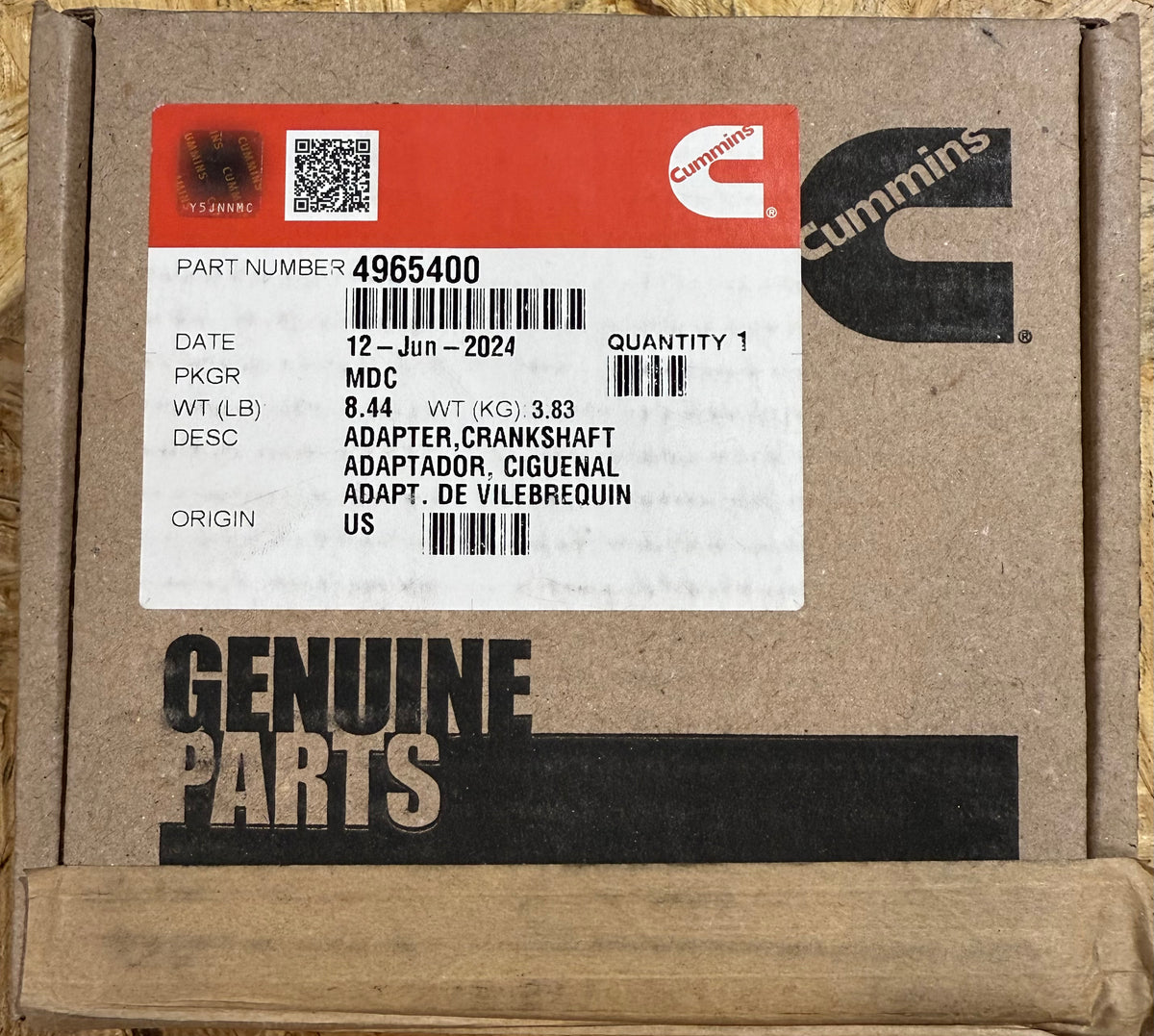 Cummins Crankshaft Adaptor 4965400 — Western Diesel & Performance