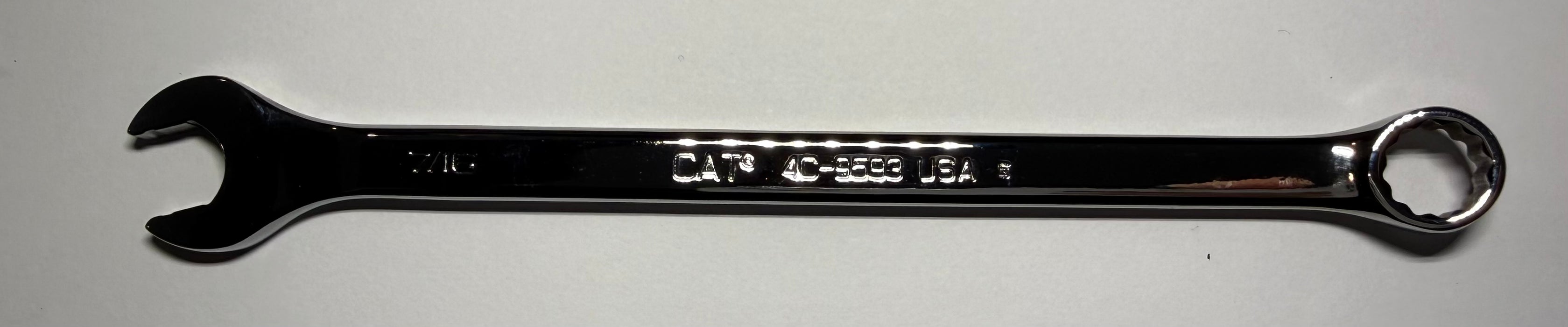 CAT Individual Imperial 7/16 Inch Combination Wrench 4C-9593