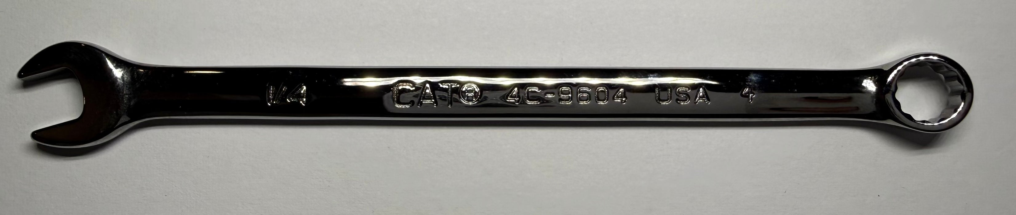 CAT Individual Imperial Short Length 1/4 inch Combination Wrench 4C-9604