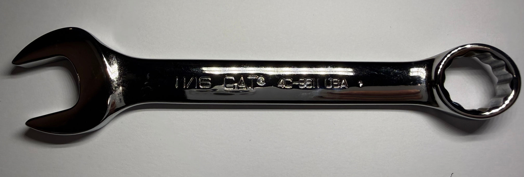 CAT Individual Imperial Short Length 11/16 inch Combination Wrench 4C-9611