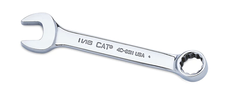 CAT Individual Imperial Short Length 11/16 inch Combination Wrench 4C-9611