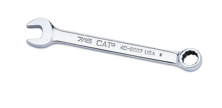 CAT Individual Imperial Short Length 7/16 inch Combination Wrench 4C-9607