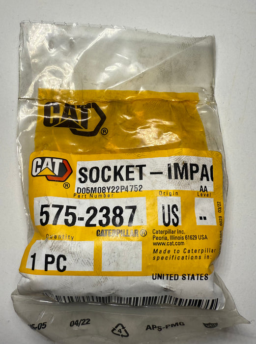 CAT Individual 7/16" Imperial Shallow Length Impact Socket 12 Point 575-2387